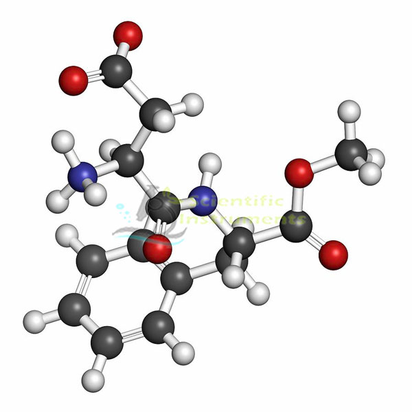 Aspartame Molecule Model